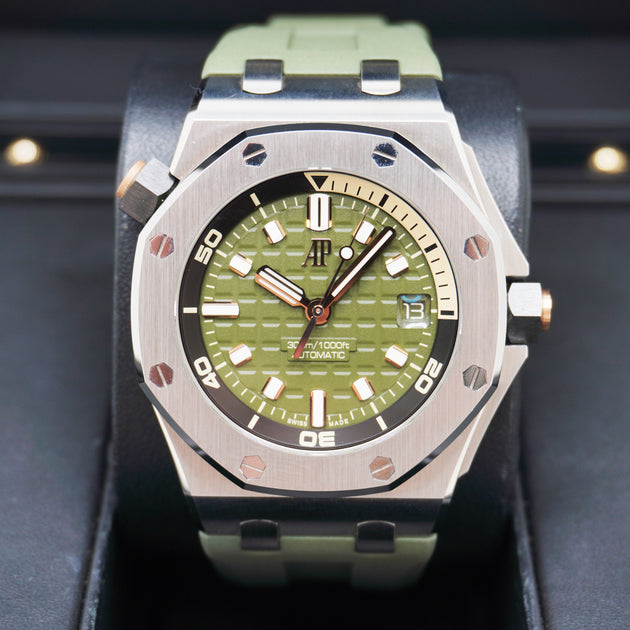 Audemars piguet diver discount green