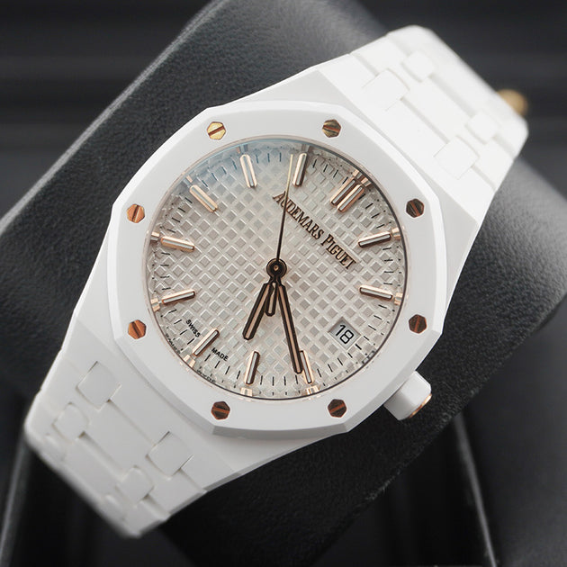 Audemars Piguet Royal Oak White Ceramic | 77350CB.OO.1266CB.01