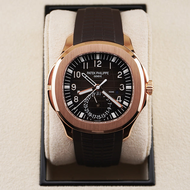 Philippe Patek ブラウン ビジネスバッグ PHILIPPE PATEK Calatrava Chocolate Gold Rose 5524R Time Travel バッグ