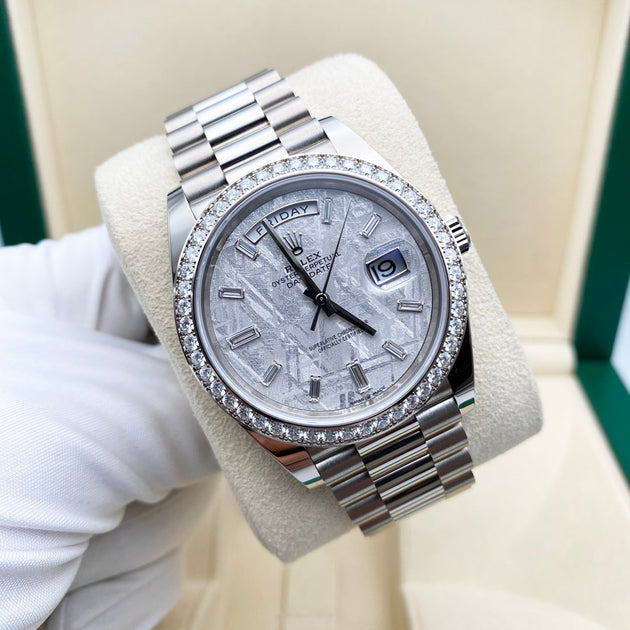 Rolex meteorite day date sale