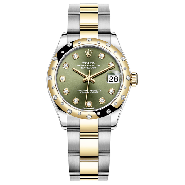 RolexDatejustIIOliveGreenDiamo