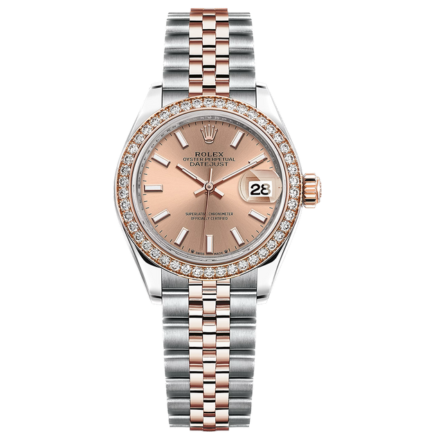 Rolex Lady Datejust Rose Dial Watch 28mm 279381RBR FCT