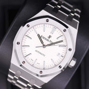 Audemars Piguet Royal Oak 37mm 15450ST White Dial Pre-Owned-First Class Timepieces