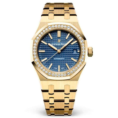 Audemars Piguet Royal Oak 37mm 15451BA Blue Dial - First Class Timepieces