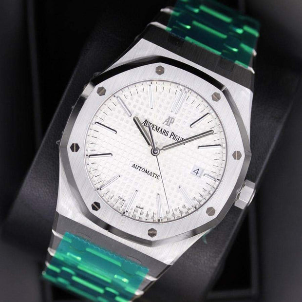 Audemars Piguet Royal Oak 41mm 15400ST White Dial - First Class Timepieces