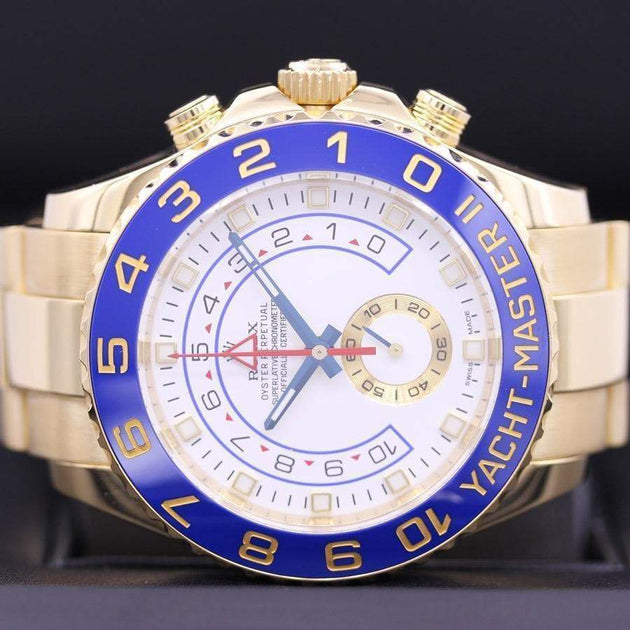 Rolex Yacht-Master II 44mm 116688 White Dial Pre-Owned