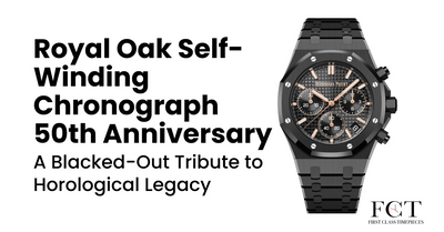 Royal Oak Self-Winding Chronograph 50th Anniversary: A Blacked-Out Tribute to Horological Legacy