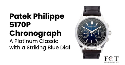 Patek Philippe 5170P Chronograph: A Platinum Classic with a Striking Blue Dial