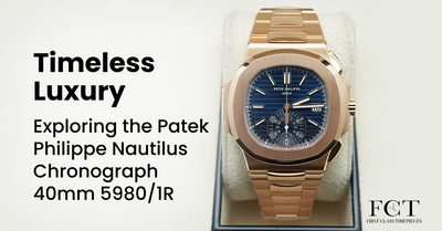 Timeless Luxury: Exploring the Patek Philippe Nautilus Chronograph 40mm 5980/1R