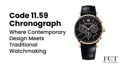 Code 11.59 Chronograph: Where Contemporary Design Meets Traditional Watchmaking