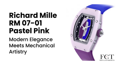 Richard Mille RM 07-01 Pastel Pink: Modern Elegance Meets Mechanical Artistry