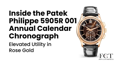 Inside the Patek Philippe 5905R 001 Annual Calendar Chronograph: Elevated Utility in Rose Gold