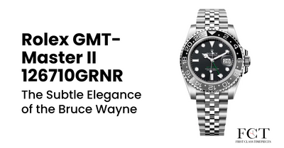 Rolex GMT-Master II 126710GRNR: The Subtle Elegance of the Bruce Wayne