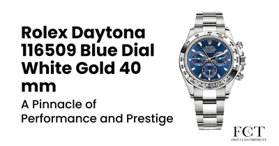 Rolex Daytona 116509 Blue Dial White Gold 40 mm: A Pinnacle of Performance and Prestige