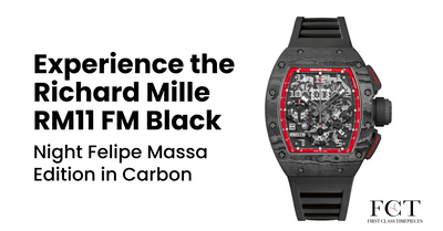 Experience the Richard Mille RM11 FM Black Night Felipe Massa Edition in Carbon