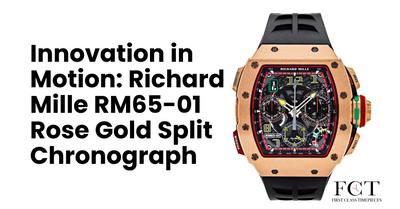 Innovation in Motion: Richard Mille RM65-01 Rose Gold Split Chronograph