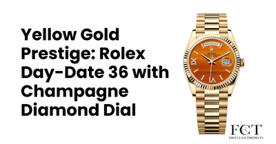 Yellow Gold Prestige: Rolex Day-Date 36 with Champagne Diamond Dial