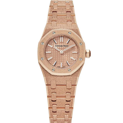 Audemars Piguet Royal Oak Mini Frosted Quartz 23mm Rose Dial 67630OR