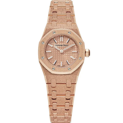 Audemars Piguet Royal Oak Mini Frosted Quartz 23mm Rose Dial 67630OR