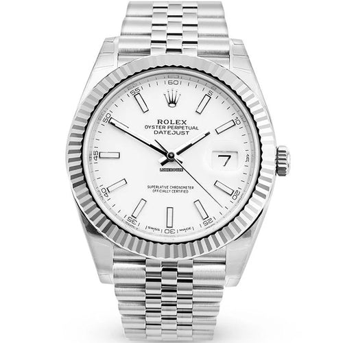Rolex Date-Just 41mm 126300 Silver Dial