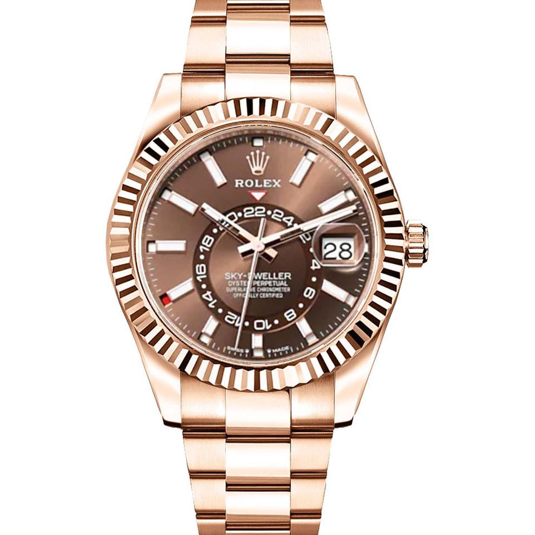 Rose Gold Bracelet Sky Dweller Sky Dweller Luxury Watches Price