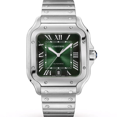 Cartier Santos 40mm Large Model WSSA0062 Green Dial