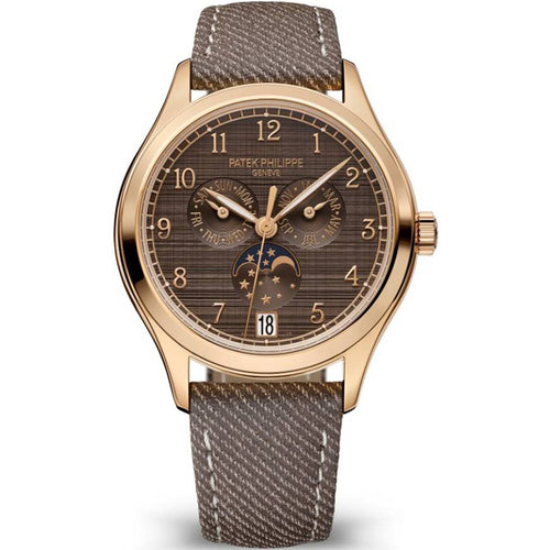 Patek Philippe Complications Annual Calendar Chestnut Satin Dial 4946R