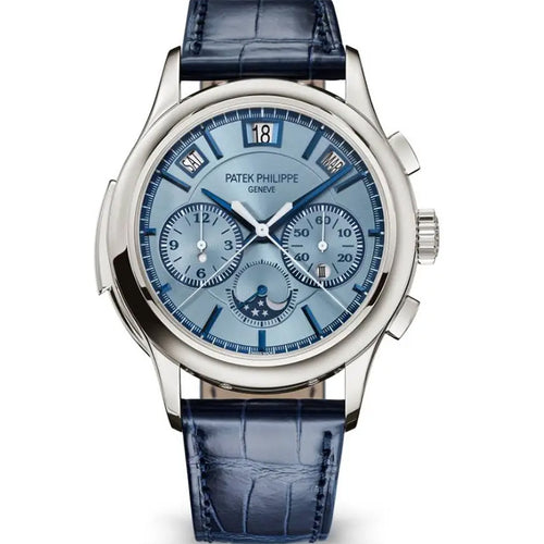 Patek Philippe Grand Complications Perpetual Calendar 42mm 5308G-001 Sunburst Ice Blue Dial