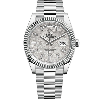 Rolex Day-Date 40 Meteorite Diamond Dial 228236