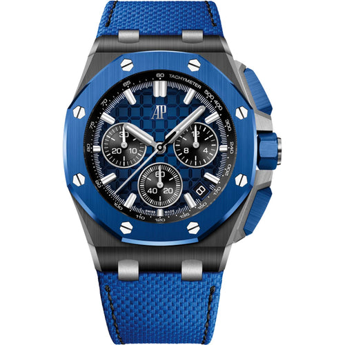 Audemars Piguet Royal Oak Offshore Chronograph 43mm Ceramic Smoked Blue Dial 26420CE.OO.A043VE.01
