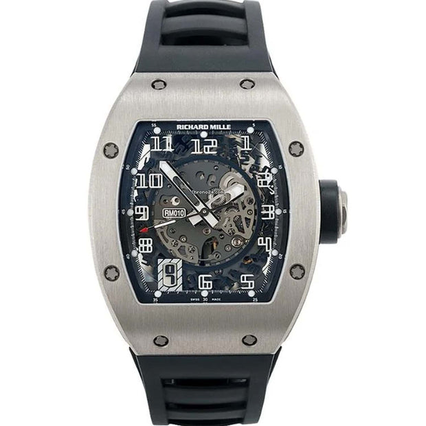 Richard Mille RM010 White Gold Openworked Dial 48mm