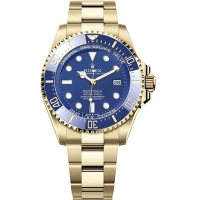 Rolex Sea-Dweller Deepsea 44mm Yellow Gold Blue Dial 136668LB