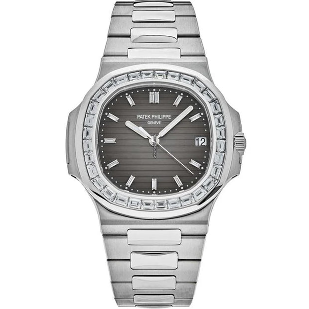 Patek Philippe Nautilus 5711/110P-001 Platinum Grey Dial Diamond Bezel