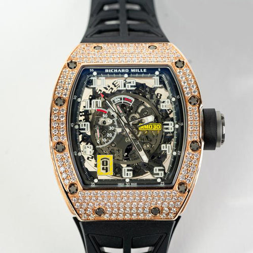Richard Mille RM30 50mm Openworked Dial Rose Factory Diamonds