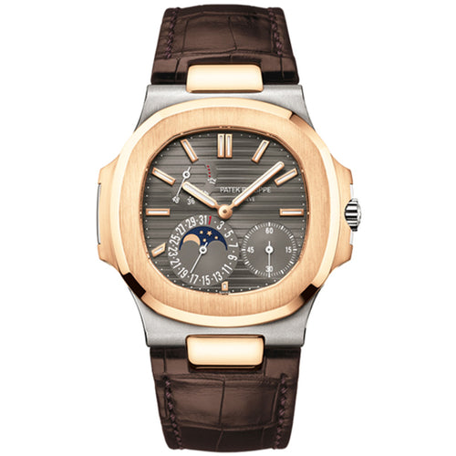 Patek Philippe Nautilus 5712GR-001 Moon Phase White Gold and Rose Gold