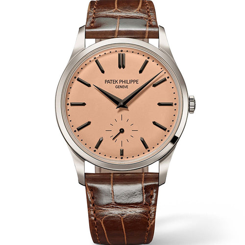 Patek Philippe Calatrava 38mm 6196P-001 Salmon Dial