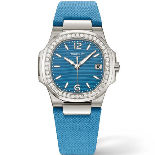 Patek Philippe Nautilus Quartz 32mm 7010G-013 Azure Blue Dial