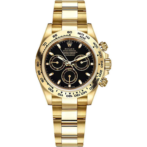Rolex Daytona Yellow Gold Black Dial 126508