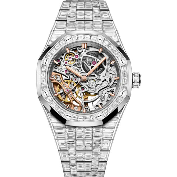 Audemars Piguet Royal Oak Diamond White Gold Skeleton Dial 15469BC