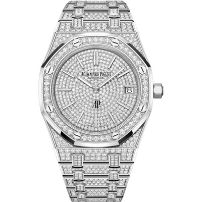 Audemars Piguet Royal Oak "Jumbo" Extra-Thin 39mm 16202BC Diamond Dial