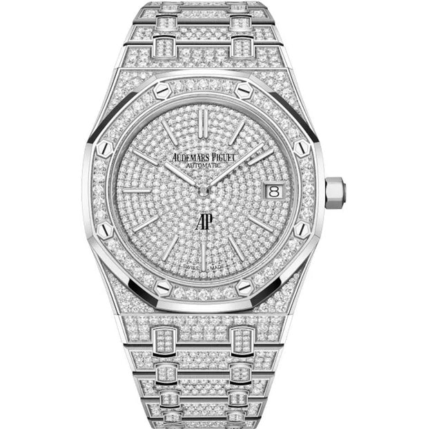 Audemars Piguet Royal Oak "Jumbo" Extra-Thin 39mm 16202BC Diamond Dial