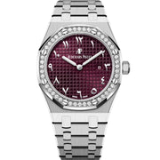 Audemars Piguet Royal Oak Quartz 33mm 67651BC Burgundy Arabic Dial