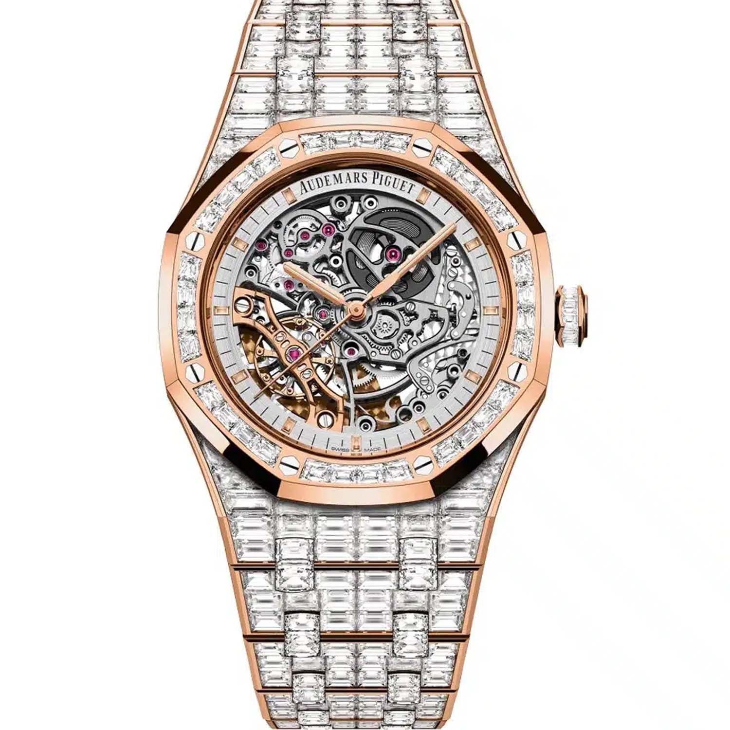 Royal oak discount skeleton iced out