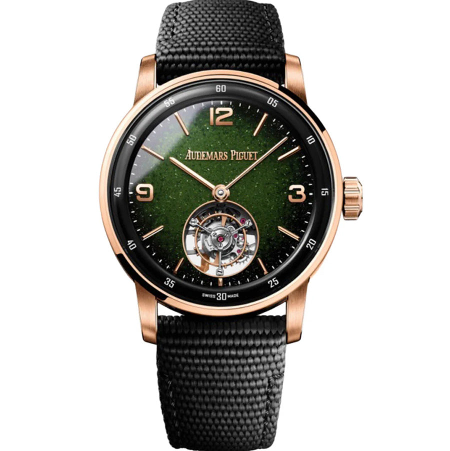 Audemars Piguet Code 11.59 Flying Tourbillon 41mm Green Enamel Dial 26