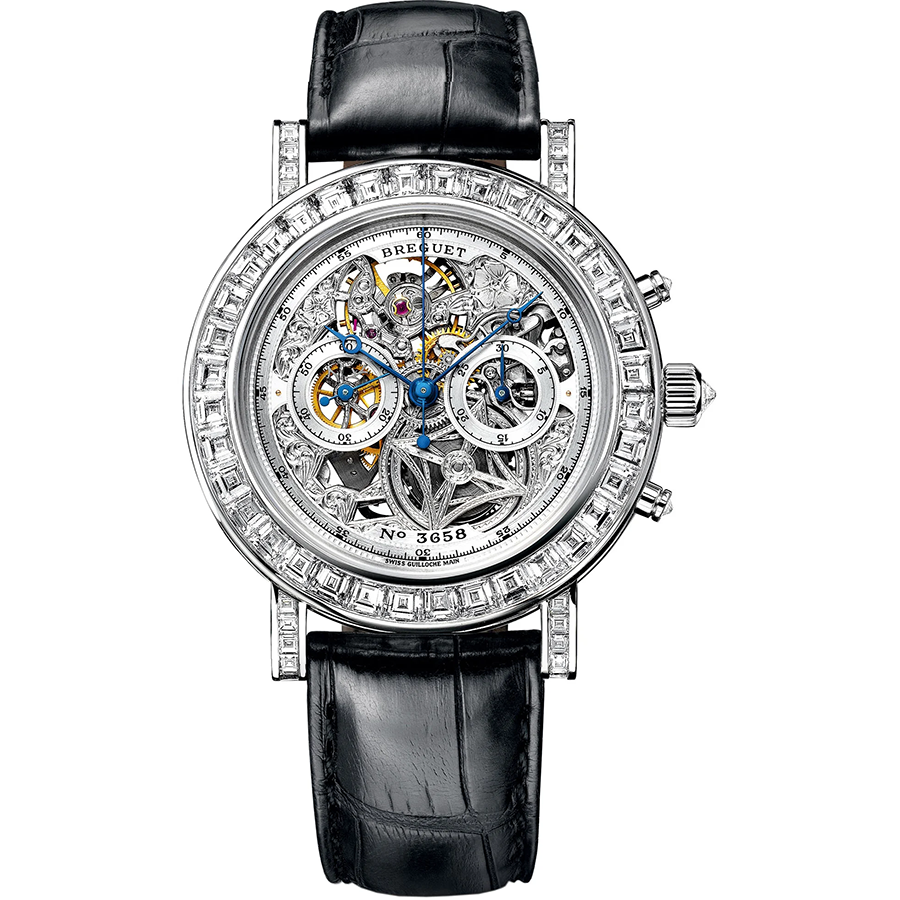 Breguet Classique Diamond Openworked Dial 5238BB 10 9V6 DD00