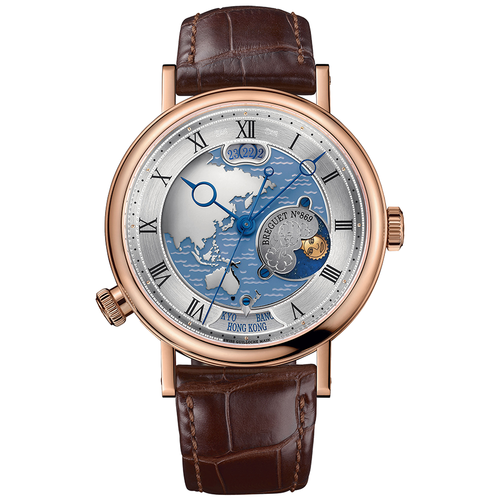 Breguet Classique 43mm 5717BR/AS/9ZU Silver Roman Dial