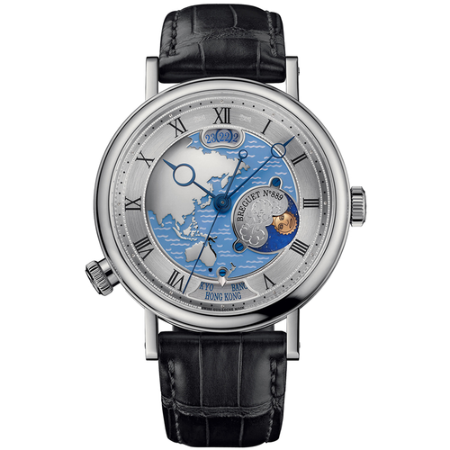 Breguet Classique 43mm 5717PT/AS/9ZU Silver Roman Dial