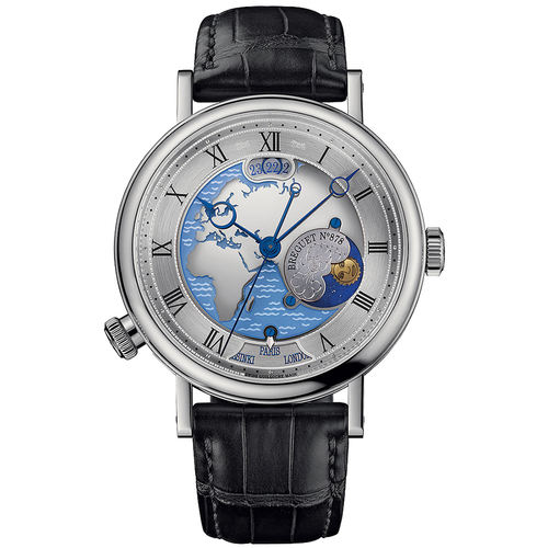 Breguet Classique 43mm 5717PT/EU/9ZU Silver Roman Dial