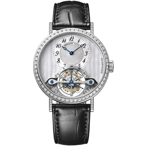 Breguet Classique Complication 35mm 3358BB/52/986/DD00 Diamond Bezel Silver Dial