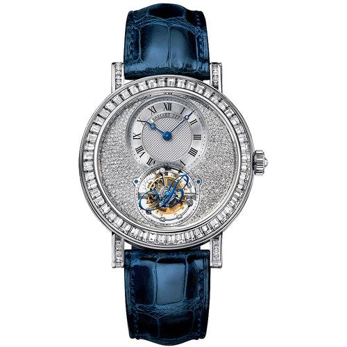 Breguet Classique Complication 40.3mm 5359BB/6B/9V6/DD0D Diamond Bezel Silver Dial